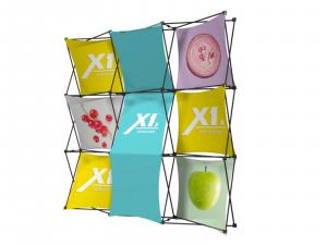 X1 8 ft. -- 3x3 K Fabric Pop-Up Display