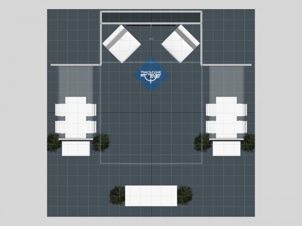 RE-9214 Peninsula Rental Trade Show Exhibit -- Plan View