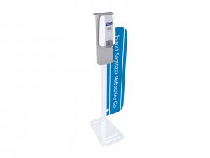 REPE-906 Hand Sanitizer Stand w/ Graphic